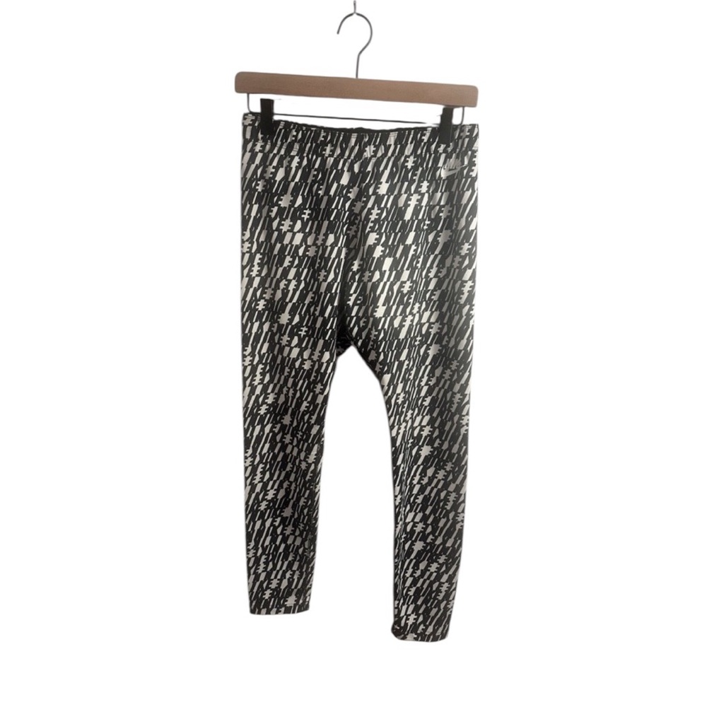 Nike leggings size L multicolor black and white
